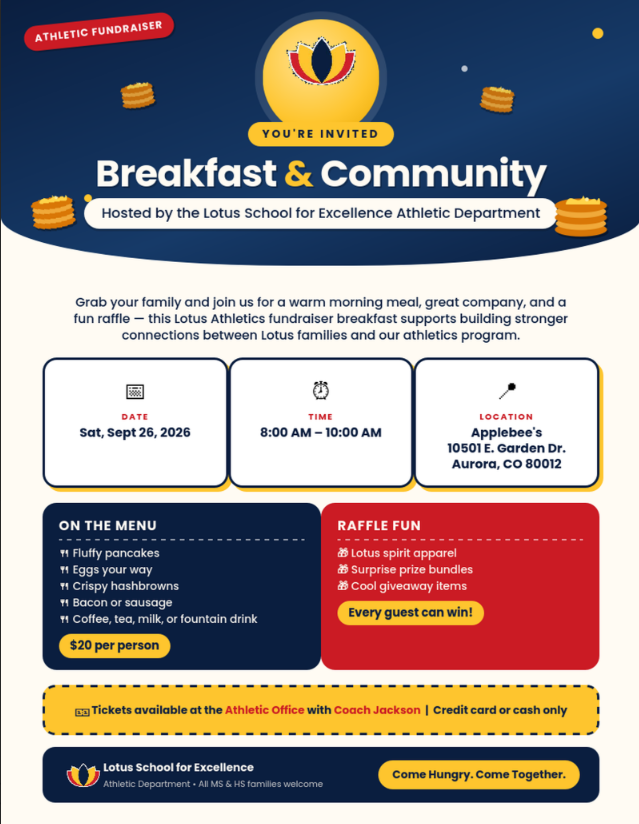 Breakfast Announcement